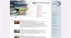 Desktop Screenshot of berufskolleg-halle.de