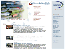 Tablet Screenshot of berufskolleg-halle.de